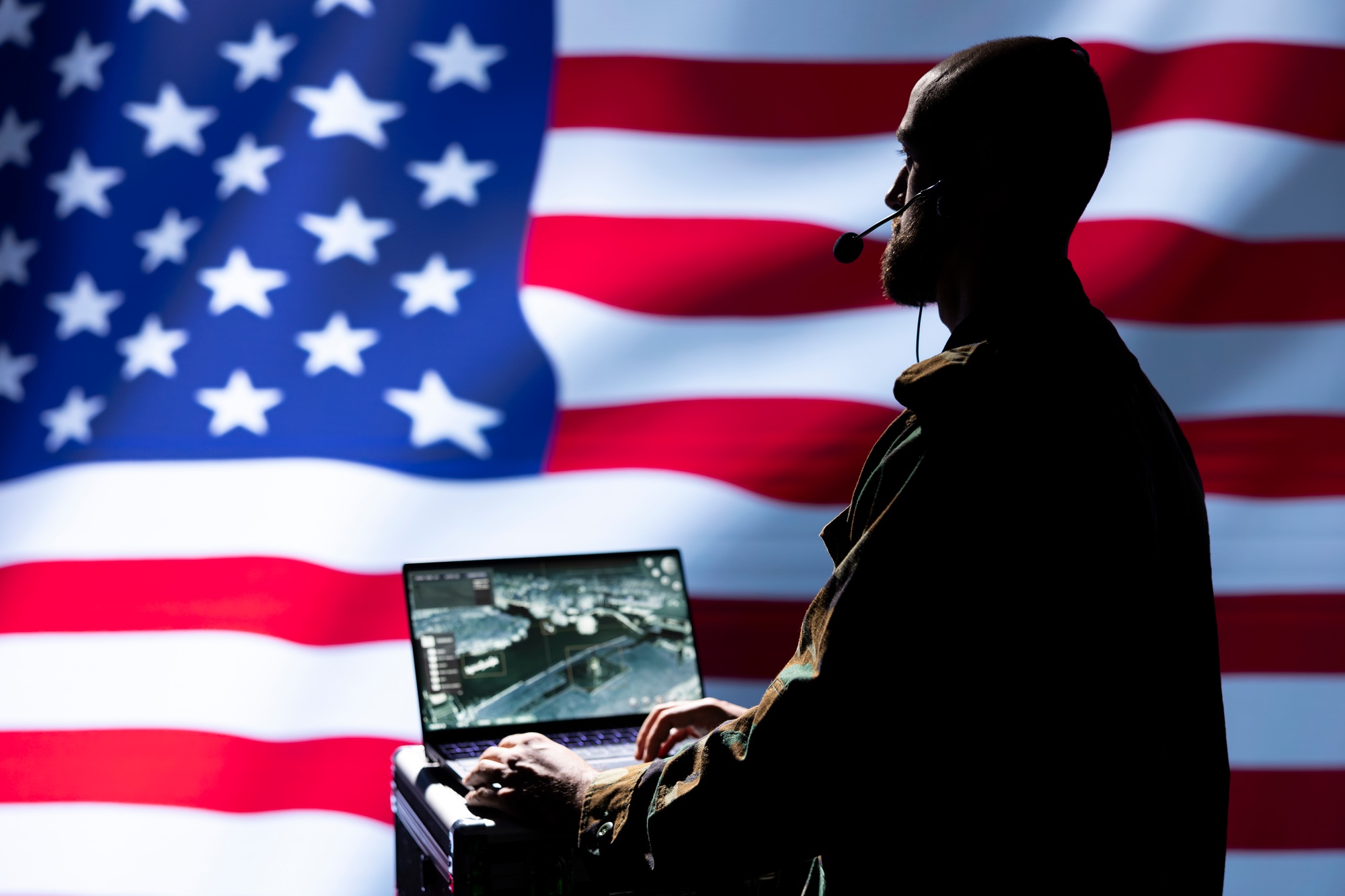 United States military unit in headquarters controls drones